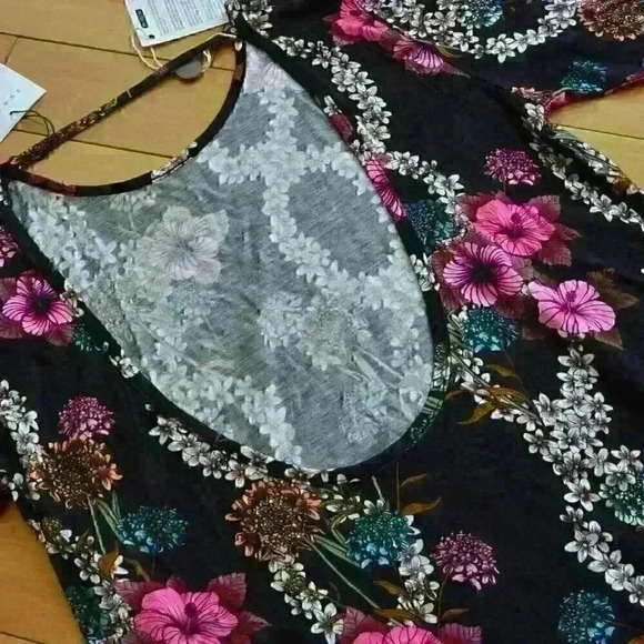 Sandro Cutout floral-print jersey top Size 0 US XS - Picture 10 of 11